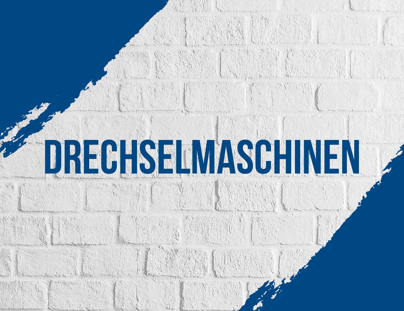 Scheppach-Drechselmaschinen-Banner mit weißem Hintergrund und blauem Text.